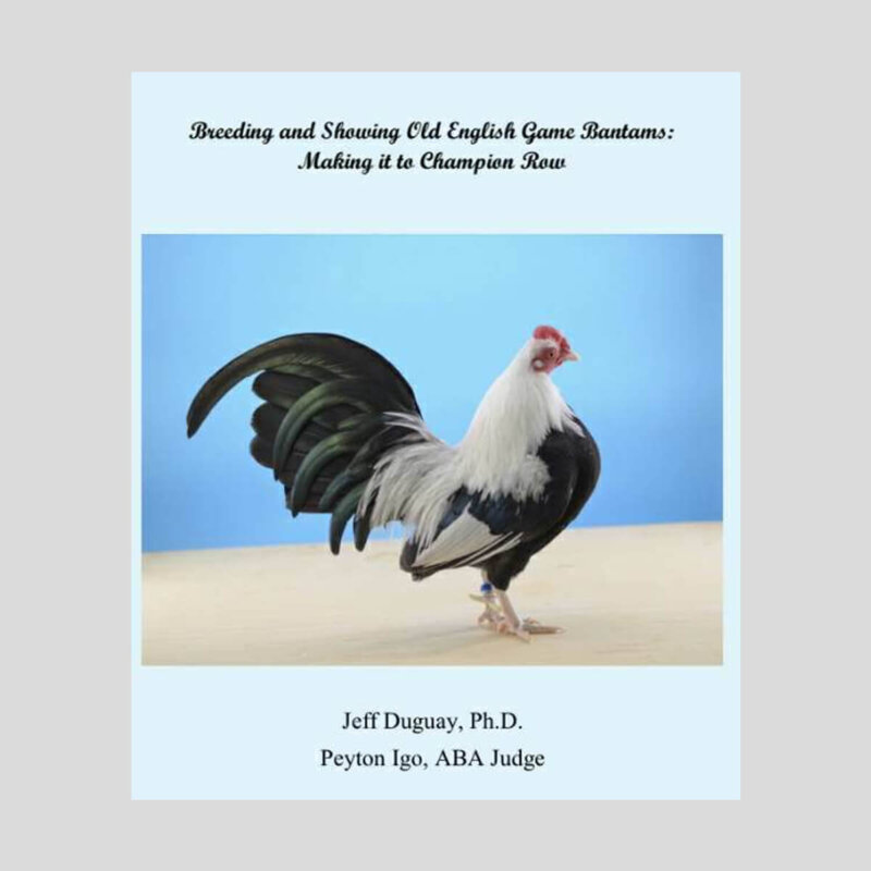 Breeding and Showing Old English Game Bantams: Making it to Champion Row By Jeff Duguay, Ph.D. and Peyton Igo, ABA Judge